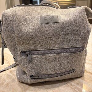 Dagne Dover large Indi neoprene diaper backpack in heather gray